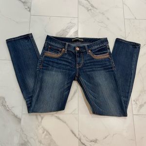 Express low rise skinny jeans